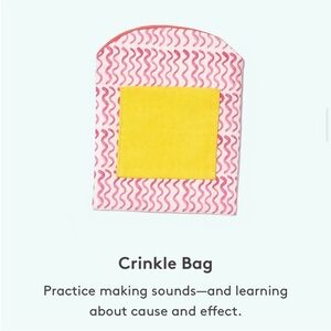 LOVEVERY Crinkle Bag for Kids
